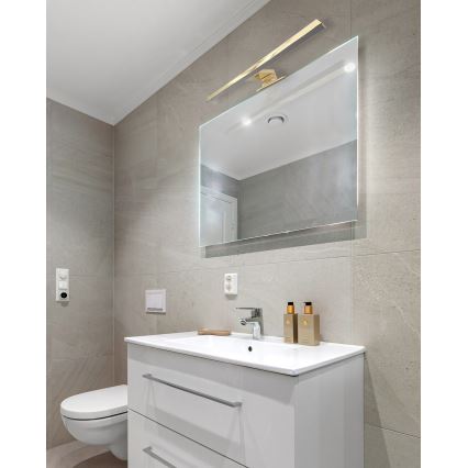 LED Bathroom mirror lighting LED/8W/230V 4000K 50 cm IP44 gold