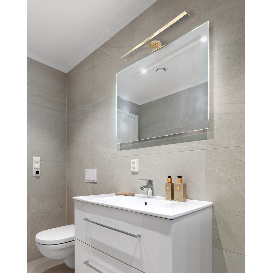 LED Bathroom mirror lighting LED/8W/230V 4000K 50 cm IP44 gold