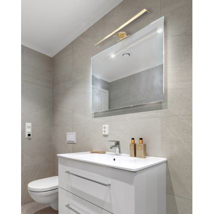 LED Bathroom mirror lighting LED/8W/230V 4000K 50 cm IP44 matte gold