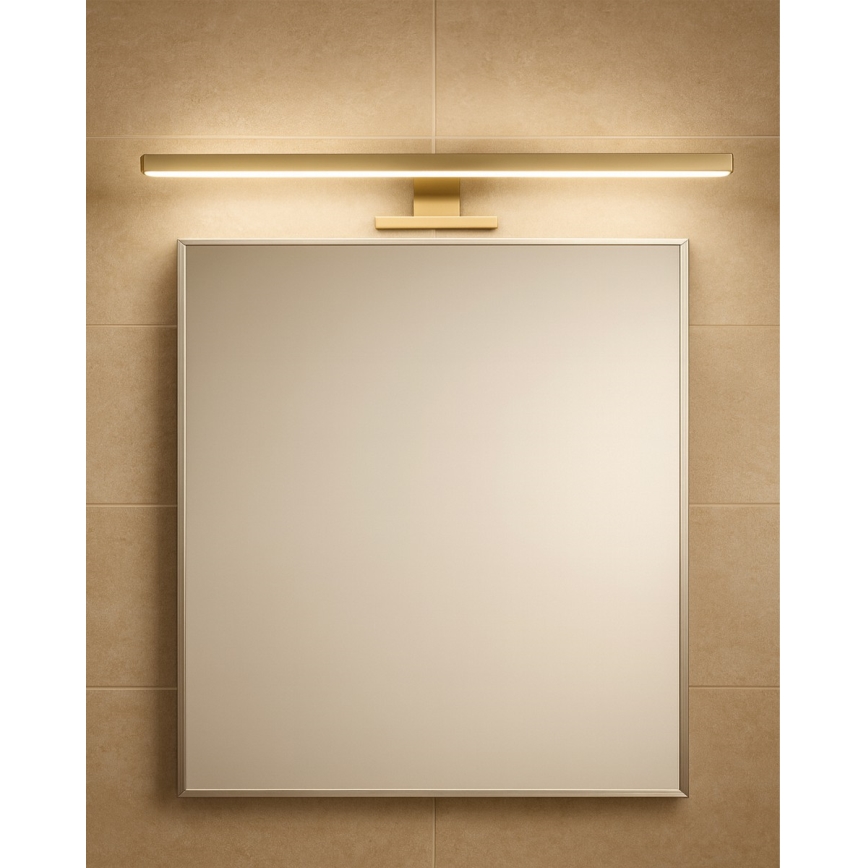 LED Bathroom mirror lighting LED/8W/230V 4000K 50 cm IP44 matte gold