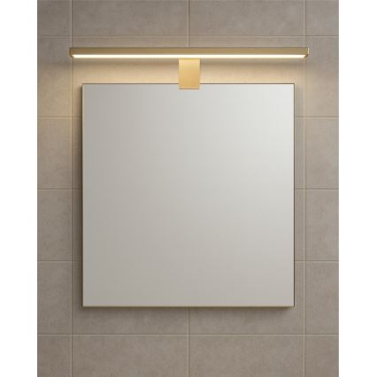 LED Bathroom mirror lighting LED/8W/230V 4000K 50 cm IP44 matte gold
