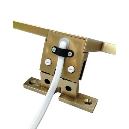 LED Bathroom mirror lighting LED/8W/230V 4000K 50 cm IP44 matte gold