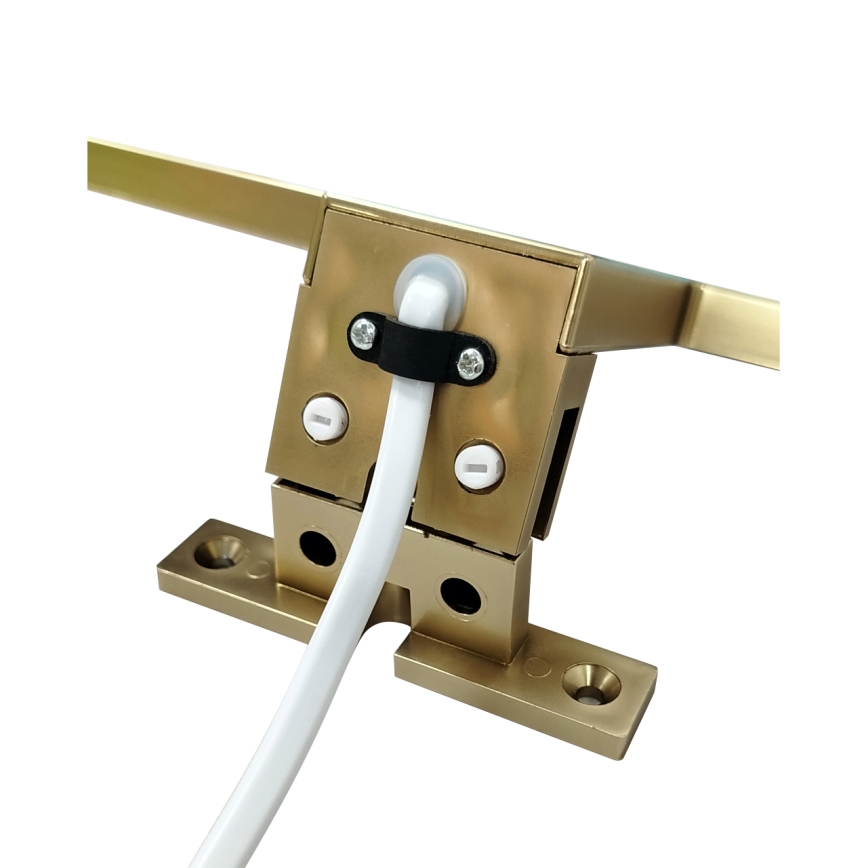 LED Bathroom mirror lighting LED/8W/230V 4000K 50 cm IP44 matte gold