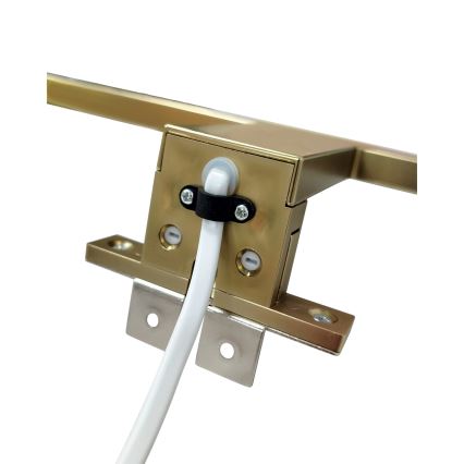 LED Bathroom mirror lighting LED/8W/230V 4000K 50 cm IP44 matte gold