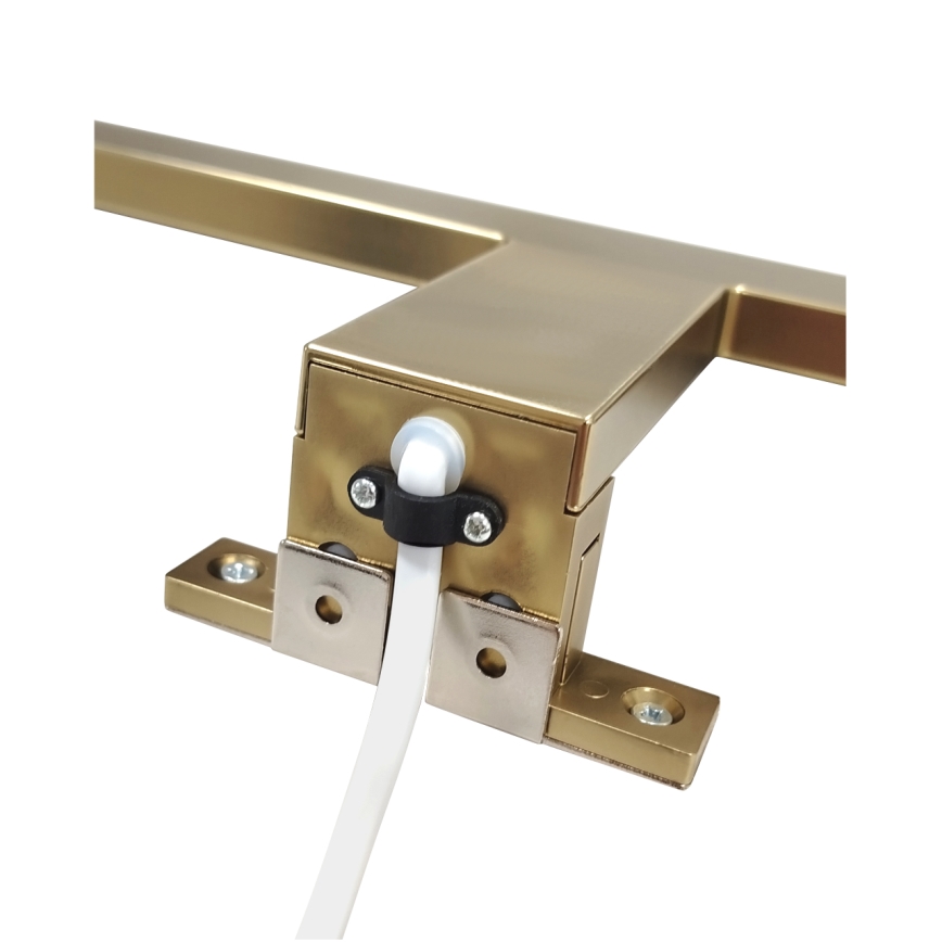 LED Bathroom mirror lighting LED/8W/230V 4000K 50 cm IP44 matte gold