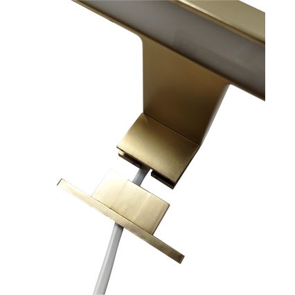 LED Bathroom mirror lighting LED/8W/230V 4000K 50 cm IP44 matte gold