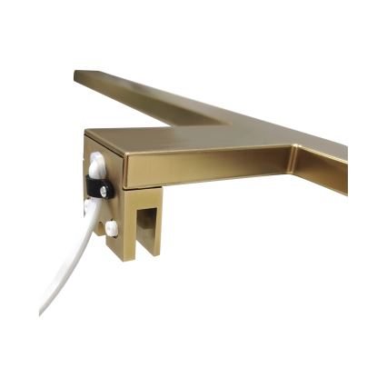 LED Bathroom mirror lighting LED/8W/230V 4000K 50 cm IP44 matte gold