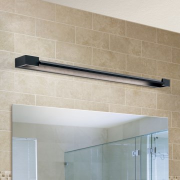 LED Bathroom mirror lighting MARILYN LED/24W/230V 90 cm IP44 black