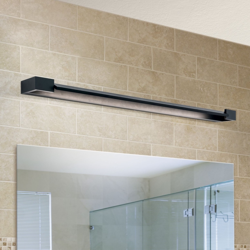 LED Bathroom mirror lighting MARILYN LED/24W/230V 90 cm IP44 black