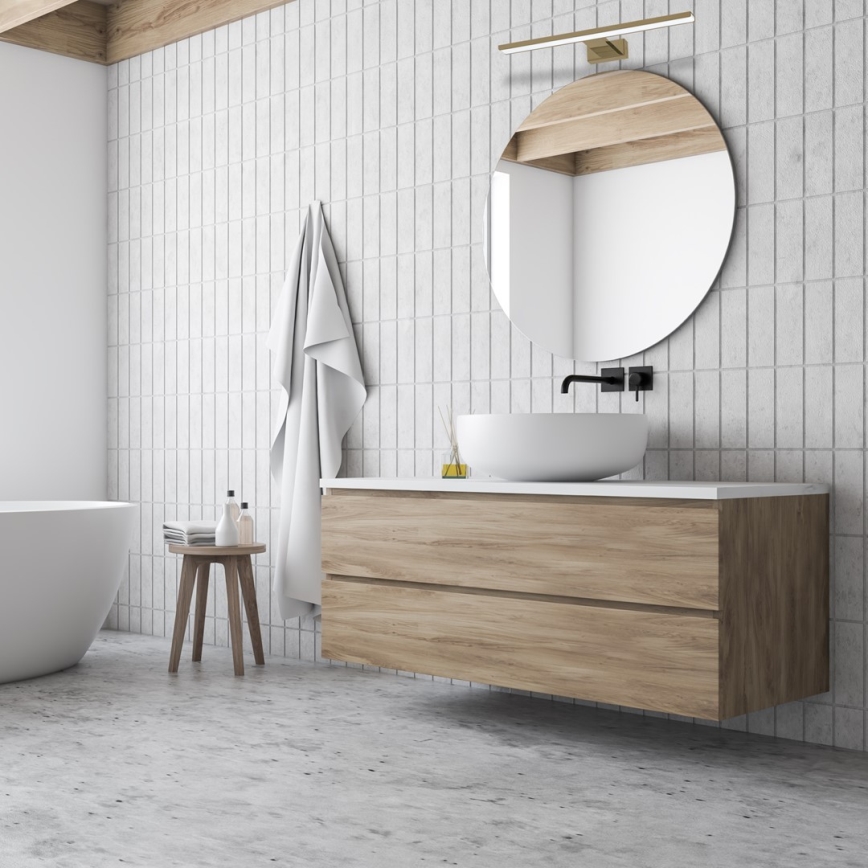 LED Bathroom mirror lighting SHINE LED/13.8W/230V 60 cm IP44 brass