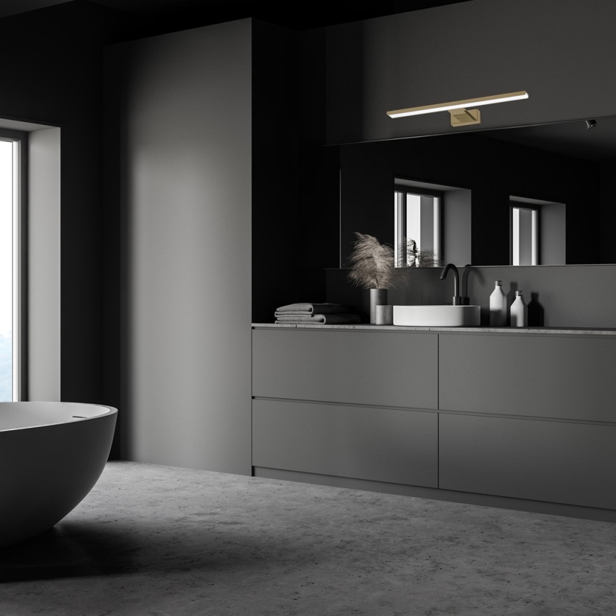 LED Bathroom mirror lighting SHINE LED/13,8W/230V IP44 brass