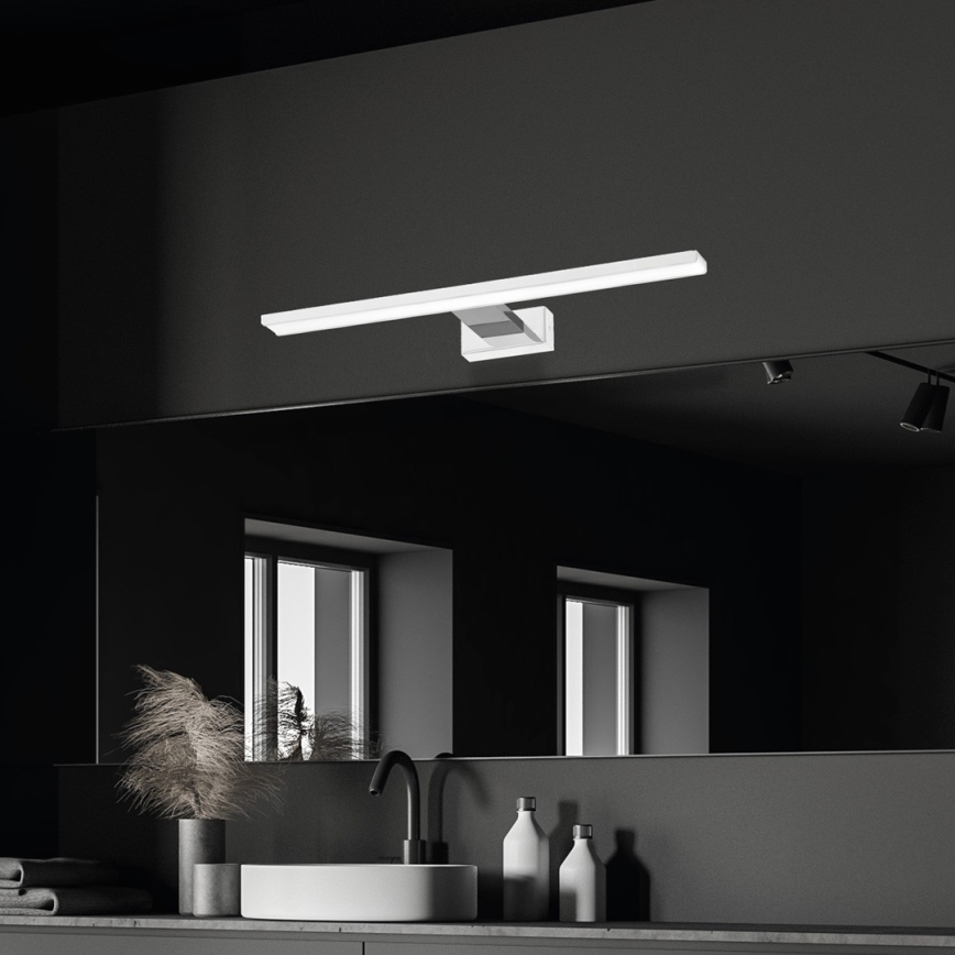 LED Bathroom mirror lighting SHINE LED/13,8W/230V IP44 white/shiny chrome