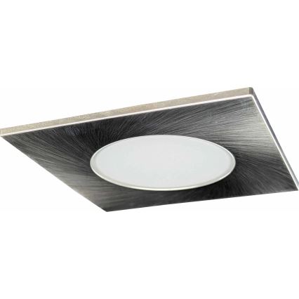 LED Bathroom Recessed Ceiling Light BONO LED/8W/230V 3000K IP65 Matte Chrome