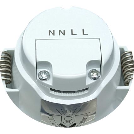 LED Bathroom Recessed Ceiling Light BONO LED/8W/230V 3000K IP65 Matte Chrome