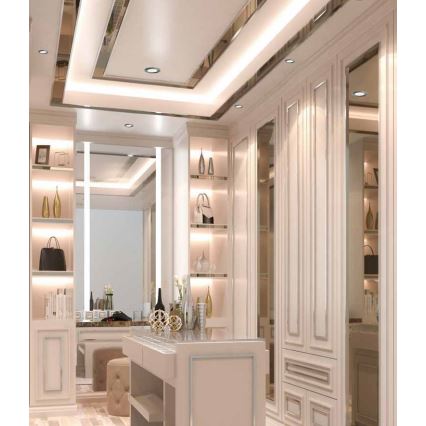 LED Bathroom recessed light BONO LED/5W/230V 4000K IP65 shiny chrome