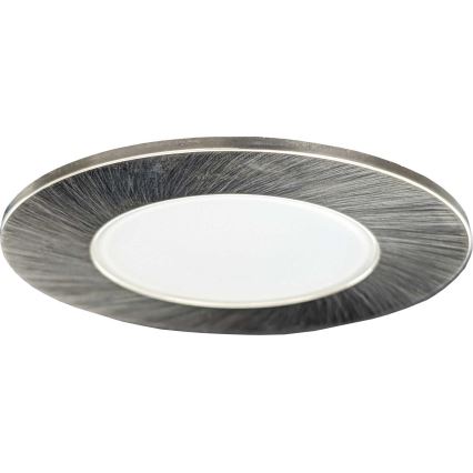 LED Bathroom recessed light BONO LED/8W/230V 3000K IP65 shiny chrome