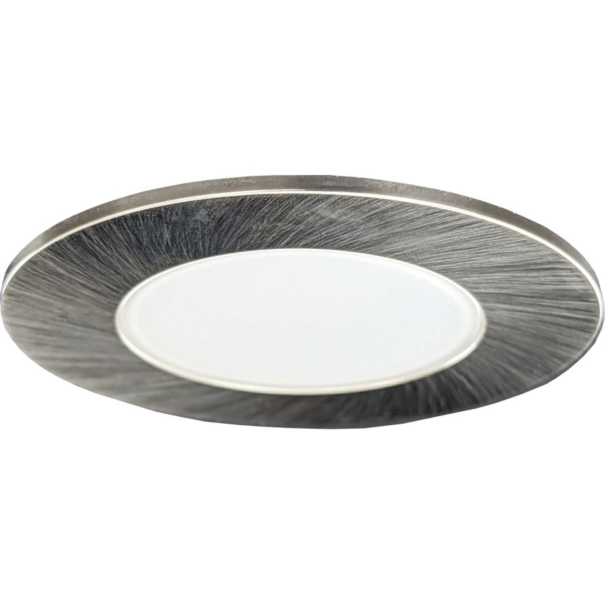 LED Bathroom recessed light BONO LED/8W/230V 3000K IP65 shiny chrome
