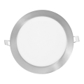 LED Bathroom recessed light LADA LED/12W/230V 4100K IP44