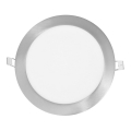 LED Bathroom recessed light LADA LED/18W/230V 4100K IP44