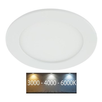 LED Bathroom recessed light LED/12W/230V 3000/4000/6000K IP44
