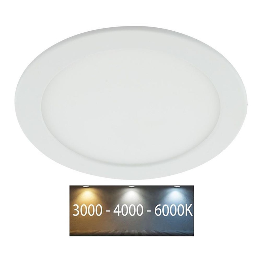 LED Bathroom recessed light LED/18W/230V 3000/4000/6000K IP44