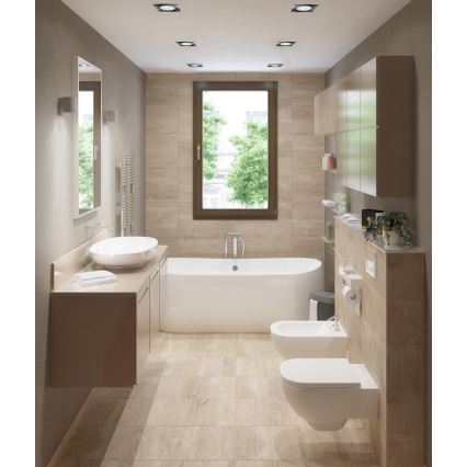 LED Bathroom recessed light BONO LED/5W/230V 4000K IP65 shiny chrome
