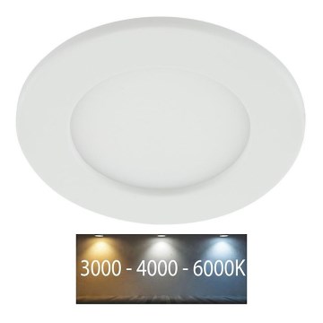 LED Bathroom recessed light LED/6W/230V 3000/4000/6000K IP44