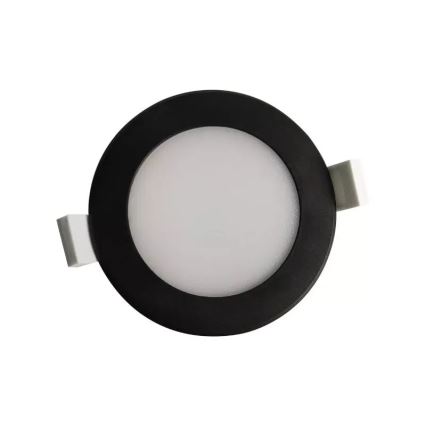 LED Bathroom recessed light LED/7W/230V 4000K black IP44