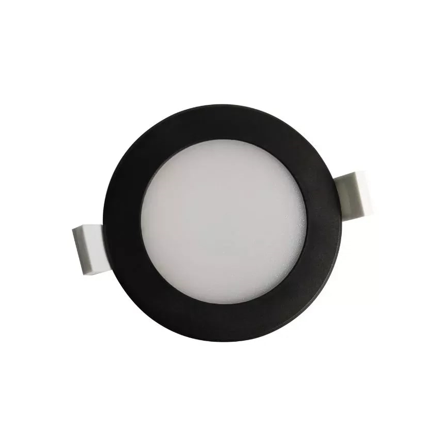 LED Bathroom recessed light LED/7W/230V 4000K black IP44