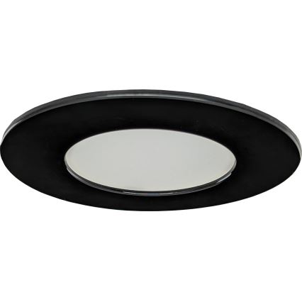 LED Bathroom recessed light BONO LED/8W/230V 3000K IP65 black
