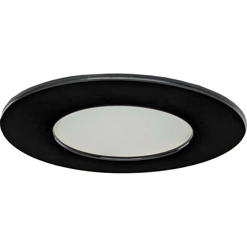 LED Bathroom recessed light BONO LED/8W/230V 3000K IP65 black