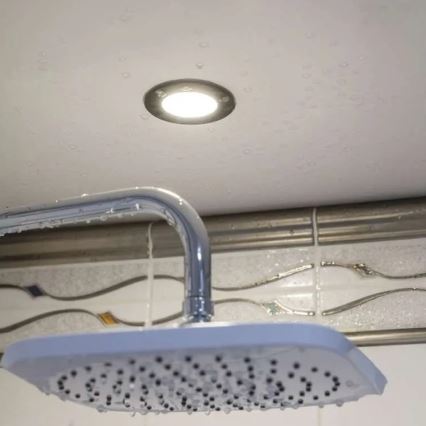 LED Bathroom recessed light LORI LED/4,5W/230V IP65 2700/4000K d. 8,5 cm black