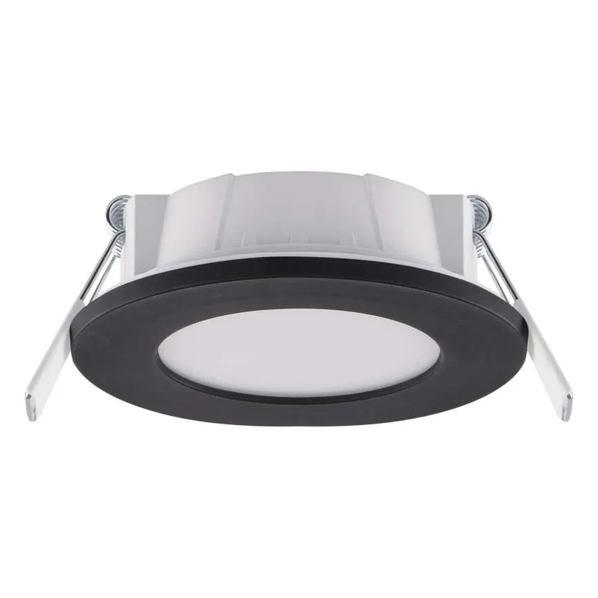 LED Bathroom recessed light LORI LED/4,5W/230V IP65 2700/4000K d. 8,5 cm black