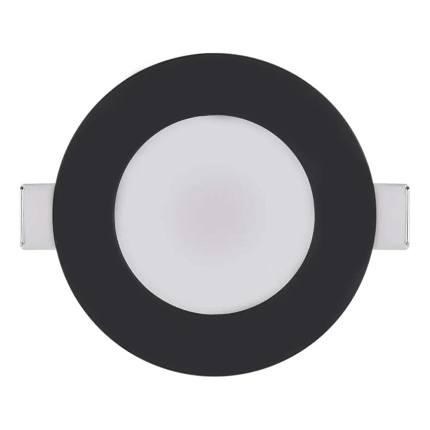 LED Bathroom recessed light LORI LED/4,5W/230V IP65 2700/4000K d. 8,5 cm black