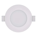 LED Bathroom recessed light LORI LED/4,5W/230V IP65 2700/4000K d. 8,5 cm white