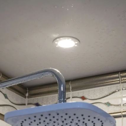 LED Bathroom recessed light LORI LED/4,5W/230V IP65 2700/4000K d. 8,5 cm white