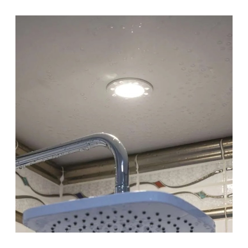LED Bathroom recessed light LORI LED/4,5W/230V IP65 2700/4000K d. 8,5 cm white