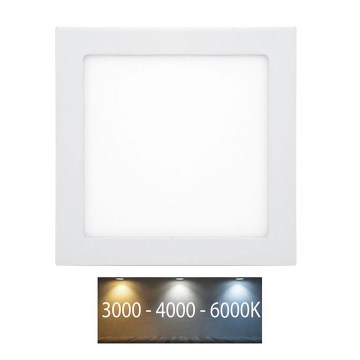 LED Bathroom recessed light RAFA LED/12W/230V 3000/4000/6000K 17x17 cm IP44 white
