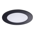 LED Bathroom recessed light ROUNDA LED/6W/230V IP44 black d. 12 cm