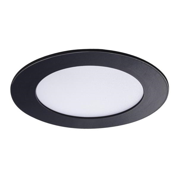 LED Bathroom recessed light ROUNDA LED/6W/230V IP44 black d. 12 cm