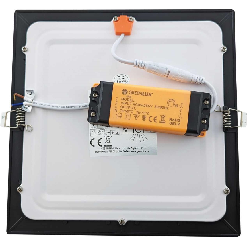 LED Bathroom recessed light VEGA LED/12W/230V 2800K 16,8 cm IP44