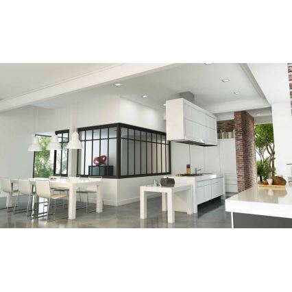 LED Bathroom recessed light VEGA LED/18W/230V 3800K 22,5 cm IP44