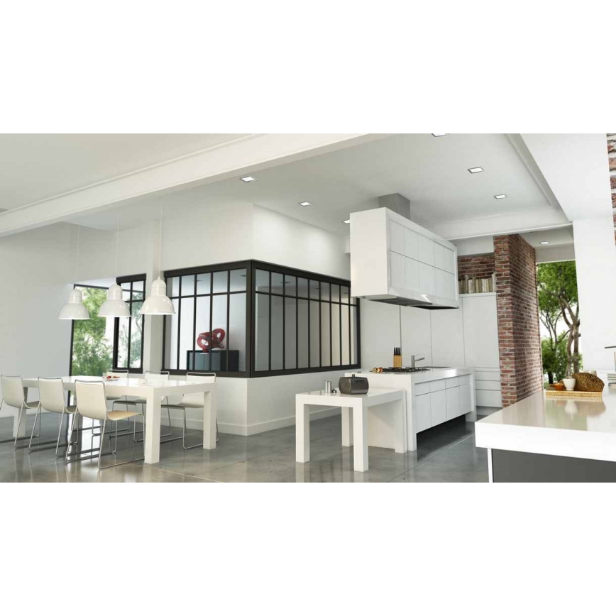 LED Bathroom recessed light VEGA LED/18W/230V 3800K 22,5 cm IP44