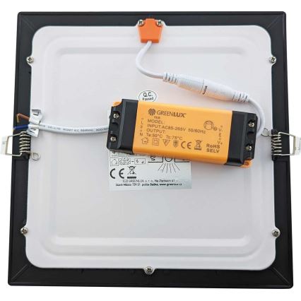 LED Bathroom recessed light VEGA LED/18W/230V 3800K 22,5 cm IP44