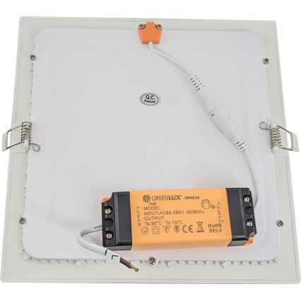 LED Bathroom recessed light VEGA LED/24W/230V 3800K 29,8 cm IP44