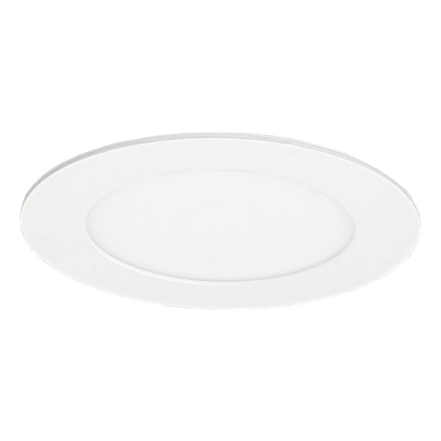 LED Bathroom recessed light VEGA LED/6W/230V 3800K d. 11,8 cm IP44 snow white