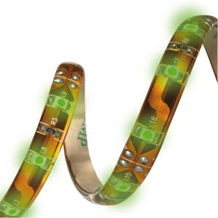 LED Bathroom strip LED/24W/12V 5 m IP65 green