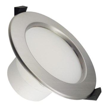 LED Bathroom suspended ceiling light LED/10W/230V 4000K silver IP44