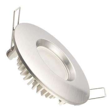 LED Bathroom suspended ceiling light LED/7W/230V 4000K silver IP44