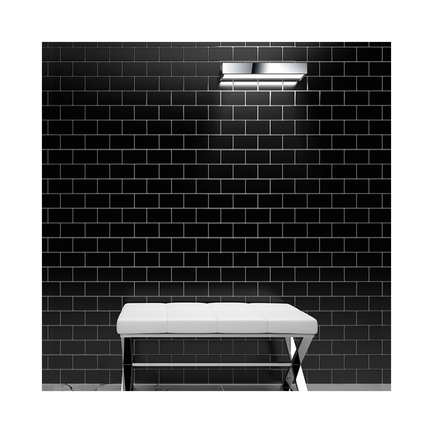 LED Bathroom wall light LED/9W/230V 40 cm IP44 polished chrome